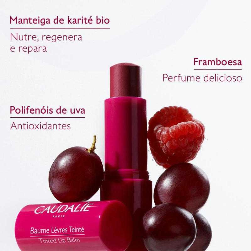 Caudalie Duo Coffret Kiss&Glow Eau Beauté & Bálsamo Labial c/Cor