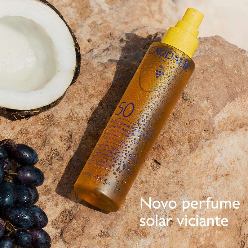 Caudalie Vinosun Óleo Solar Sublimador de Proteção Elevada SPF50 150ml