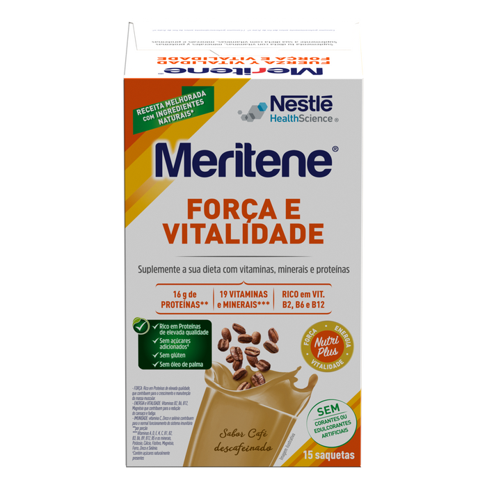Nestlé Meritene Força & Vitalidade Saquetas 15x30gr.
