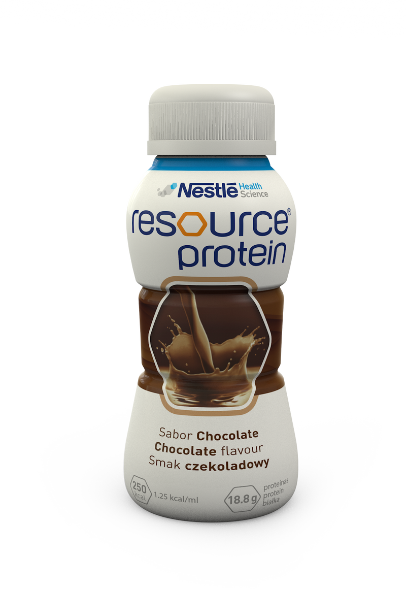 Botella de proteína Nestlé Resource (4 unidades, 200 ml)