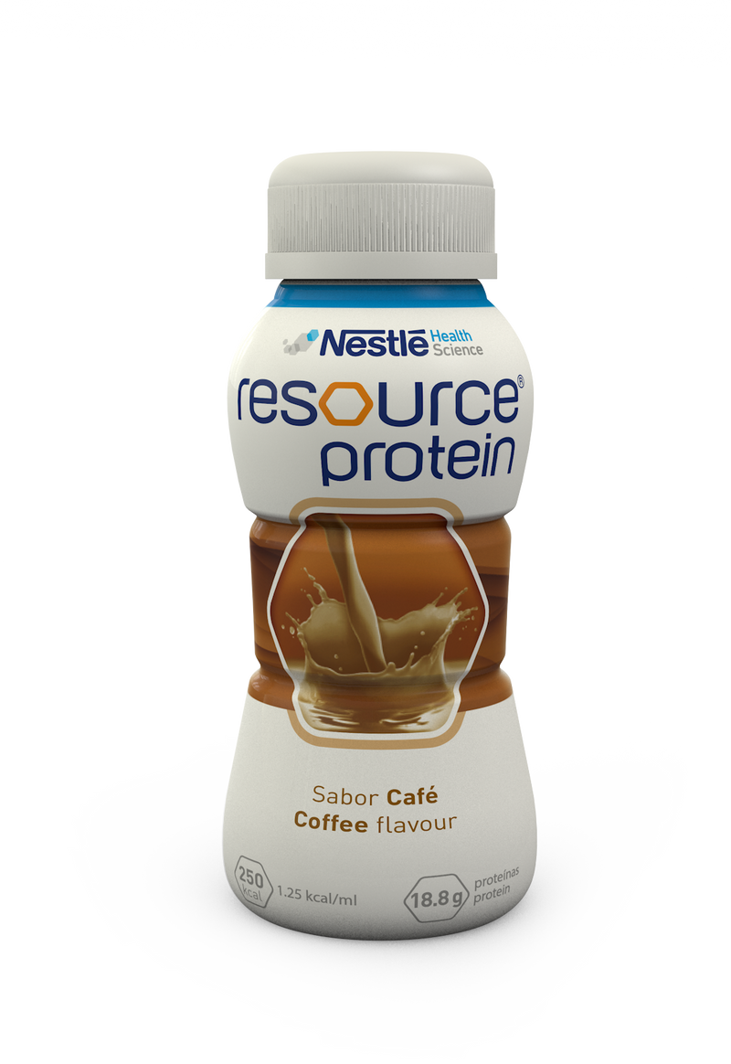 Botella de proteína Nestlé Resource (4 unidades, 200 ml)