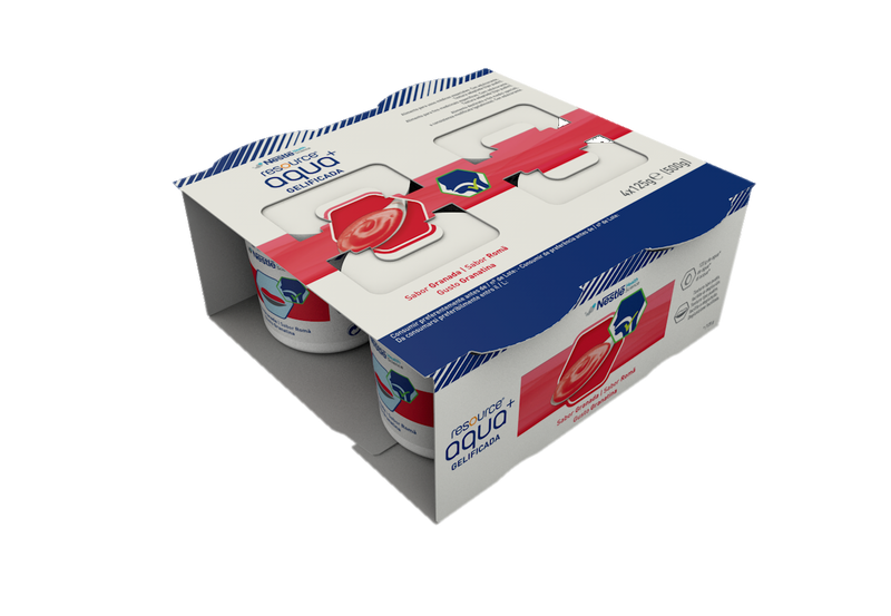 Nestlé Resource Aqua+ 4x125gr.