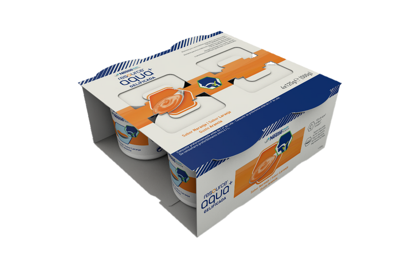 Nestlé Resource Aqua+ 4x125gr.