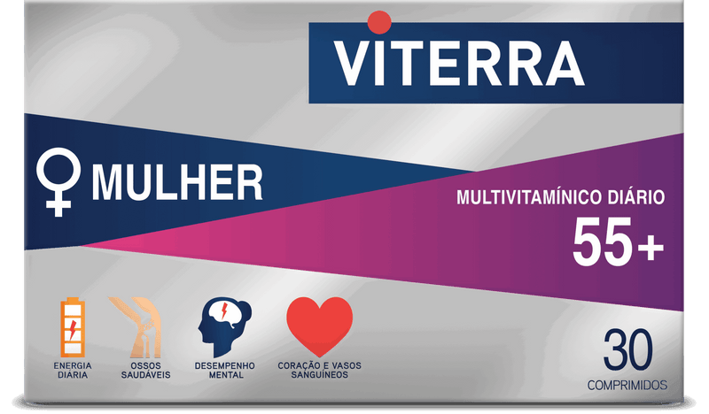 Viterra Platinum 55+ Mulher 30 Comp.