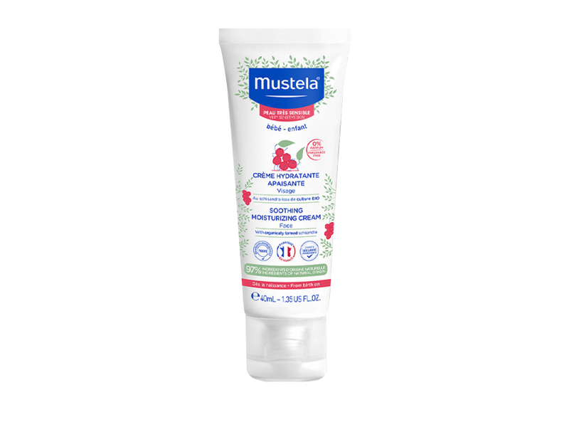 Mustela Soothing Moisturizing Face Cream 0% Perfume 40 ml