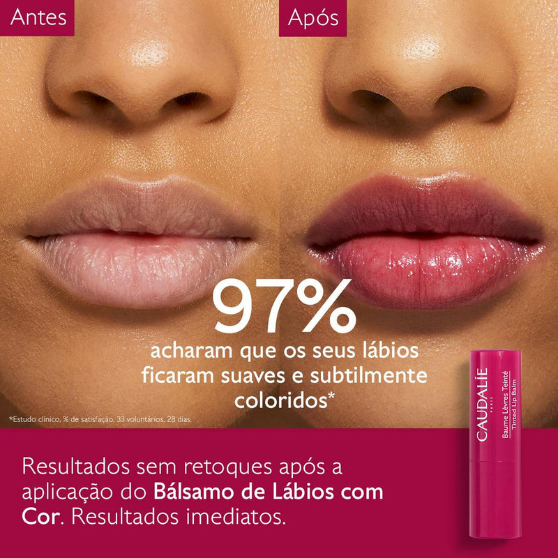 Caudalie Duo Coffret Kiss&Glow Eau Beauté & Bálsamo Labial c/Cor