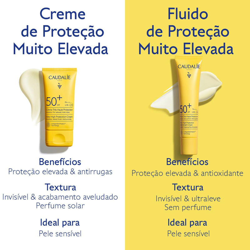 Caudalie Vinosun Creme Proteção Elevada SPF50 50ml