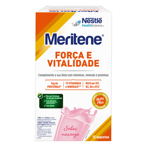 Nestlé Meritene Força & Vitalidade Saquetas 15x30gr.