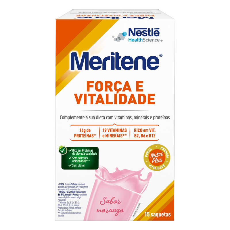 Nestlé Meritene Strength &amp; Vitality Sachets 15x30gr.