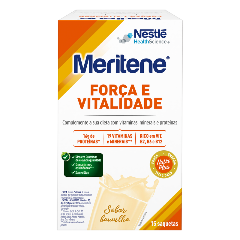 Nestlé Meritene Strength &amp; Vitality Sachets 15x30gr.