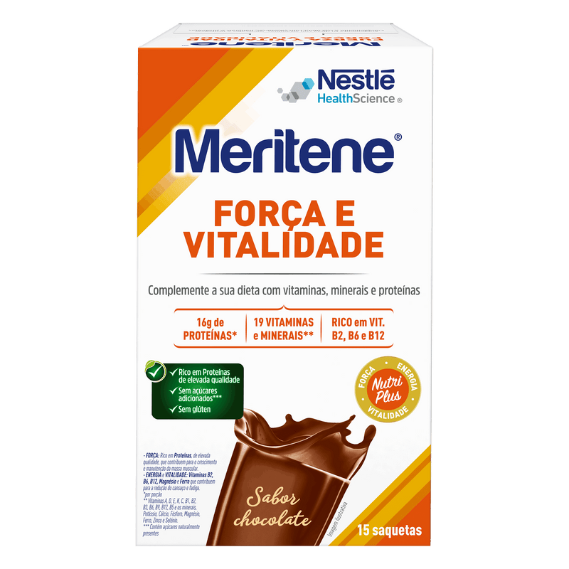 Nestlé Meritene Força & Vitalidade Saquetas 15x30gr.