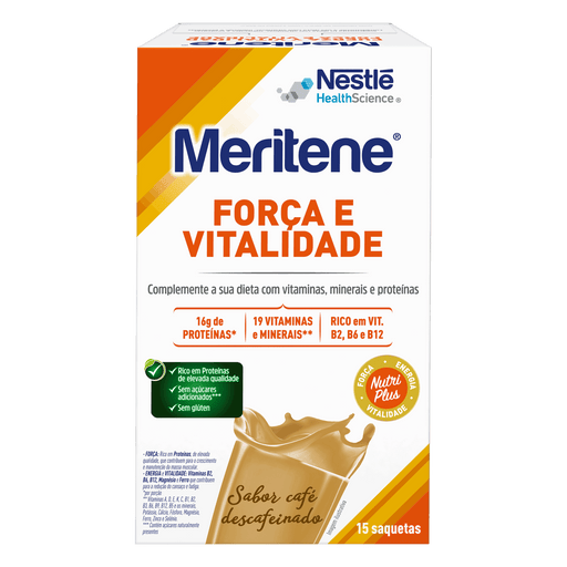 Nestlé Meritene Força & Vitalidade Saquetas 15x30gr.