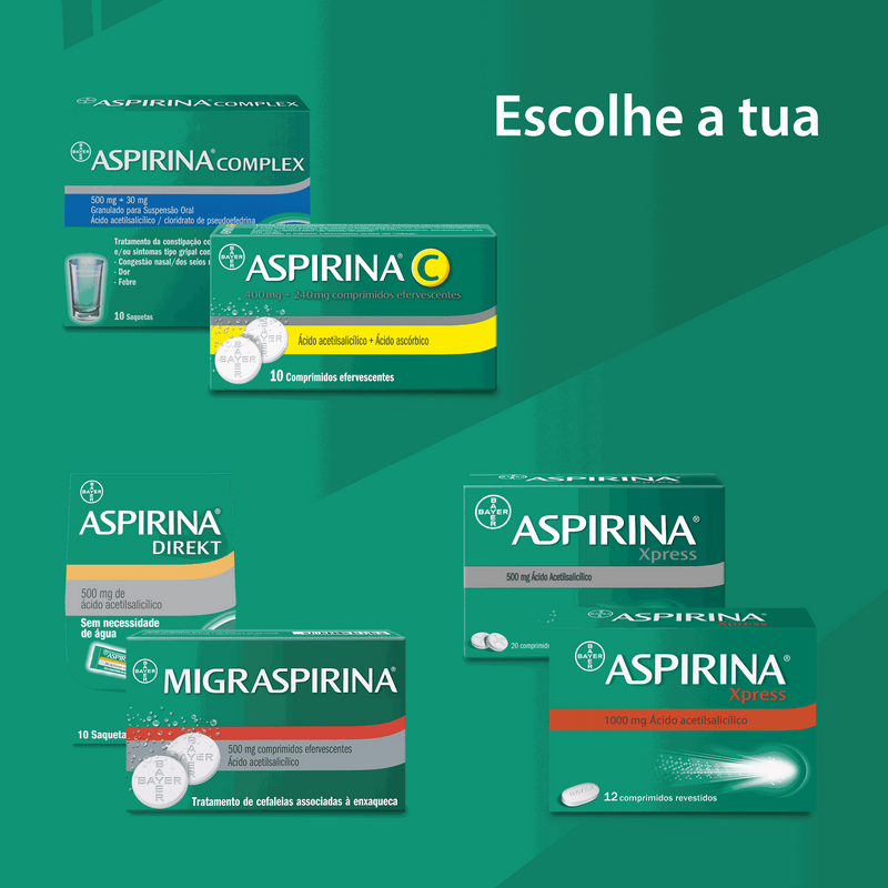 Aspirina® C 10 comp. efervescentes