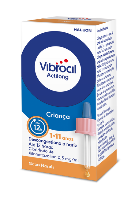 Vibrocil Actilong Gotas Nasais Criança 10 ml