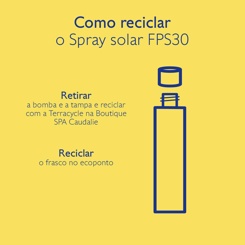 Caudalie Vinosun Spray Invisível Proteção Elevada SPF30 150ml