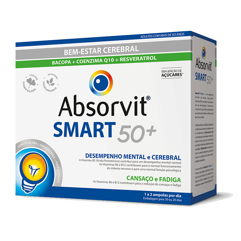 Absorvit Smart 50+  Ampolas 30x10 ml
