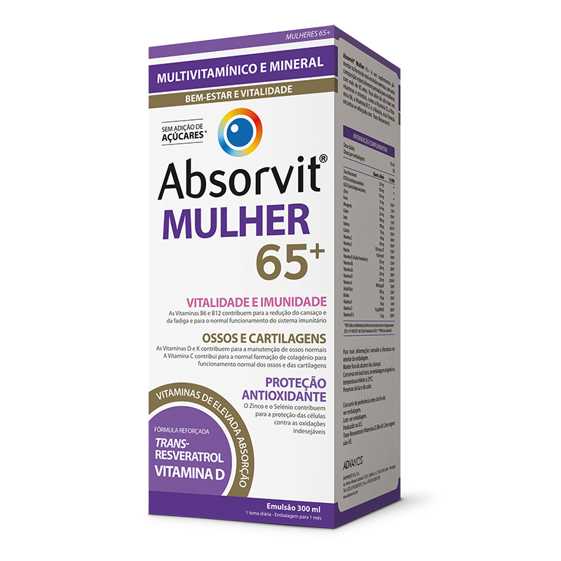 Absorvit Mulher 65+ Emulsão 300ml