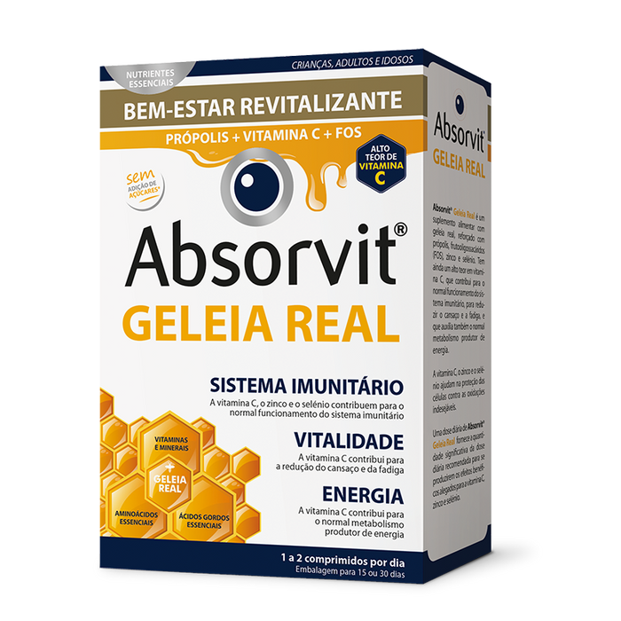 Absorvit Geleia Real 30 comp.