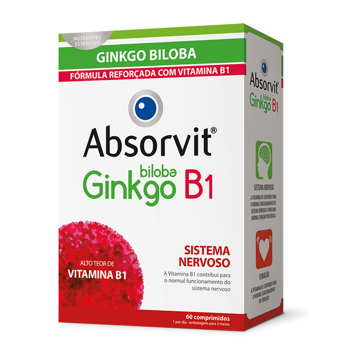 Absorvit Ginkgo + B1 60 comp.