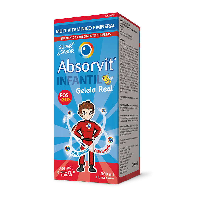 Absorvit Infantil Geleia Real Xarope
