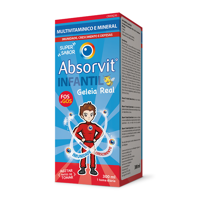 Absorvit Infantil Geleia Real Xarope