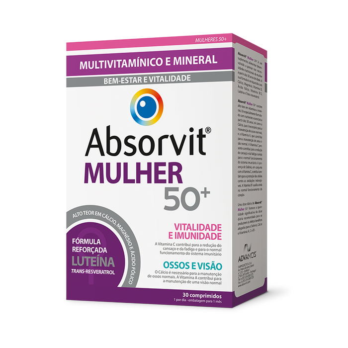 Absorvit Mulher 50+ 30 comp.