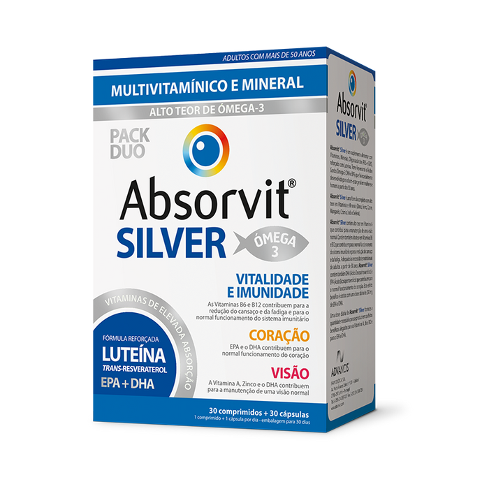 Absorvit Silver 30 cáps. + 30 comp.
