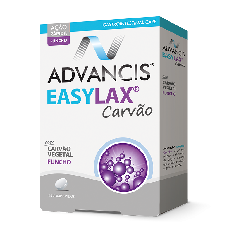 Advancis Easylax Carvão Vegetal + Funcho 45 comp