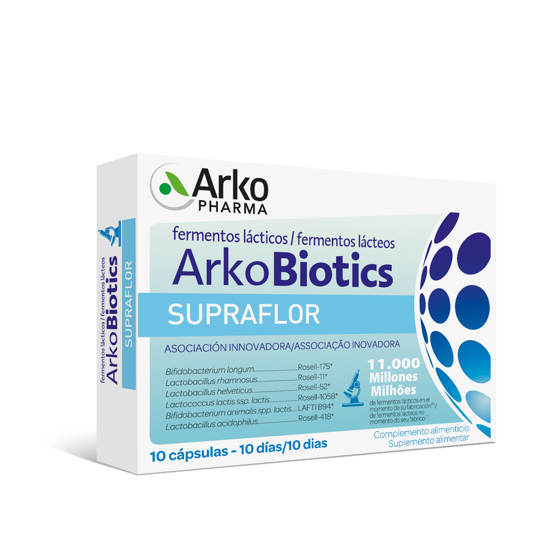 Arkopharma Arkobiotics Supraflor 10 capsules