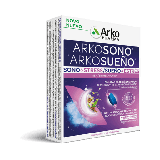 Arkopharma Arkosono Sono & Stress s/Melatonina 15cp.