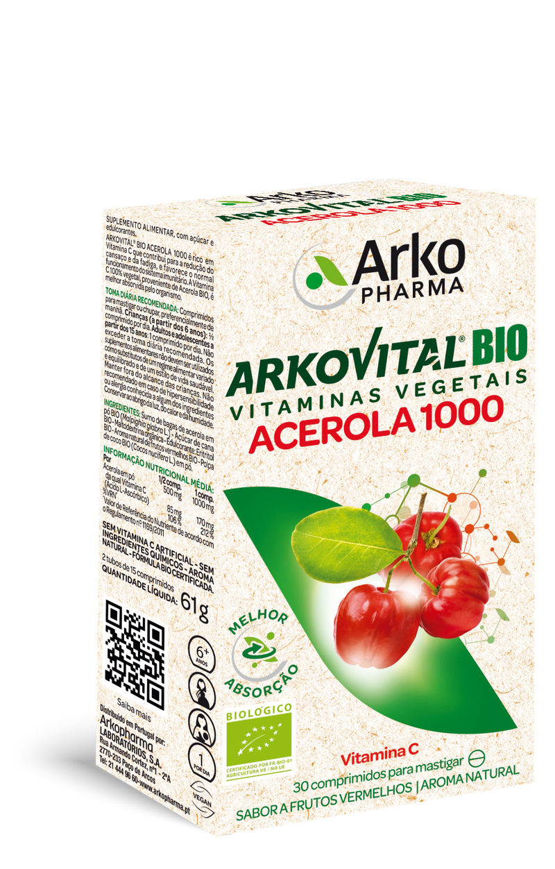 Arkopharma Arkovital Acerola 1000 30 Tablets 