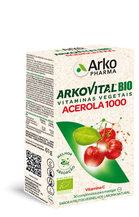 Arkopharma Arkovital Acerola 1000 30 Comprimidos