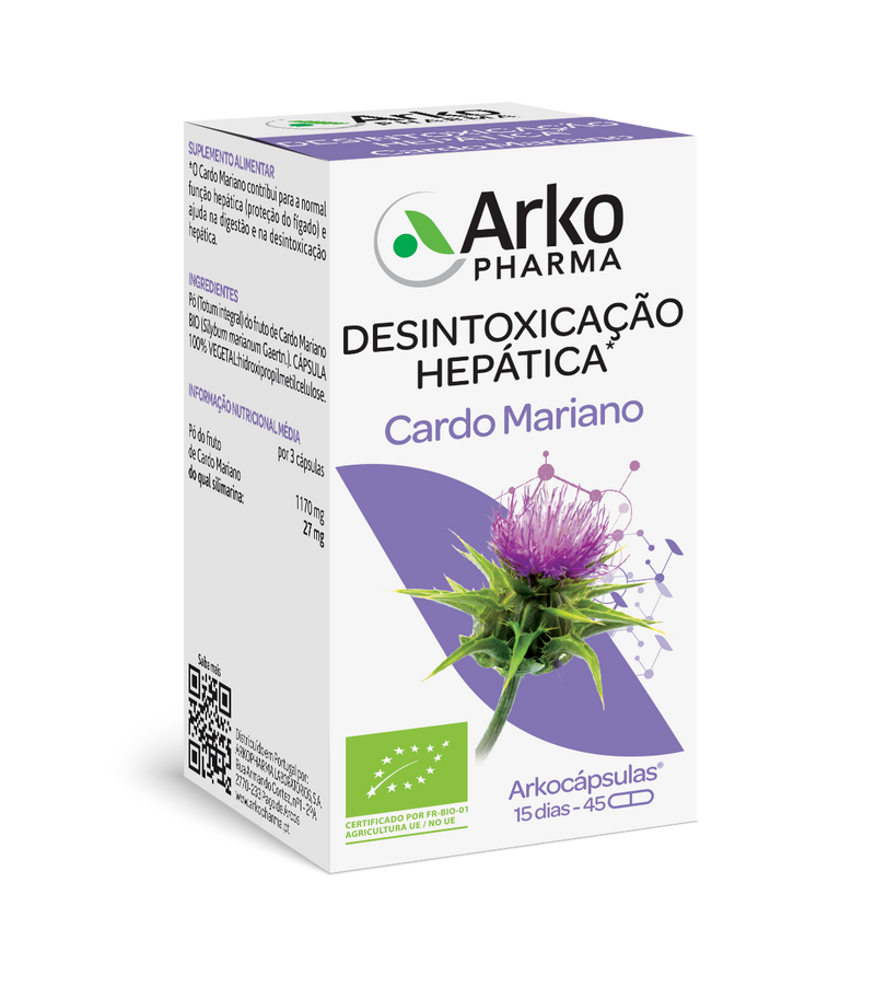 Arkopharma Arkocápsulas Cardo Mariano 45 cáps