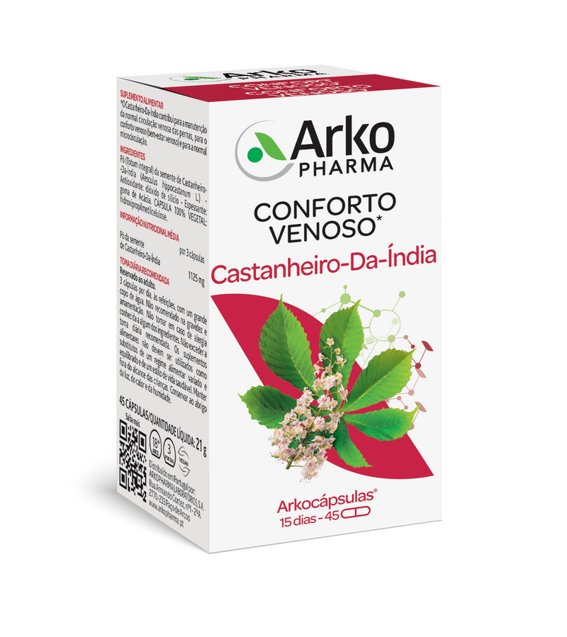 Arkopharma Arkocápsulas Castanheiro da Índia 45 cáps