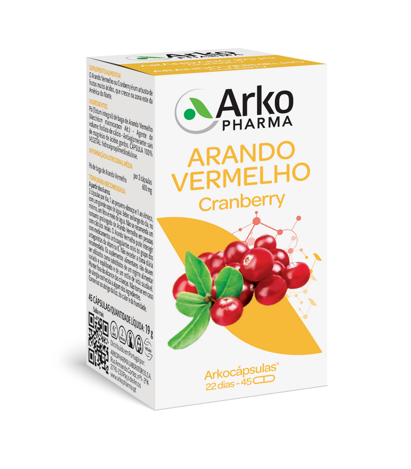 Arkopharma Arkocápsulas Arándano 45 cápsulas