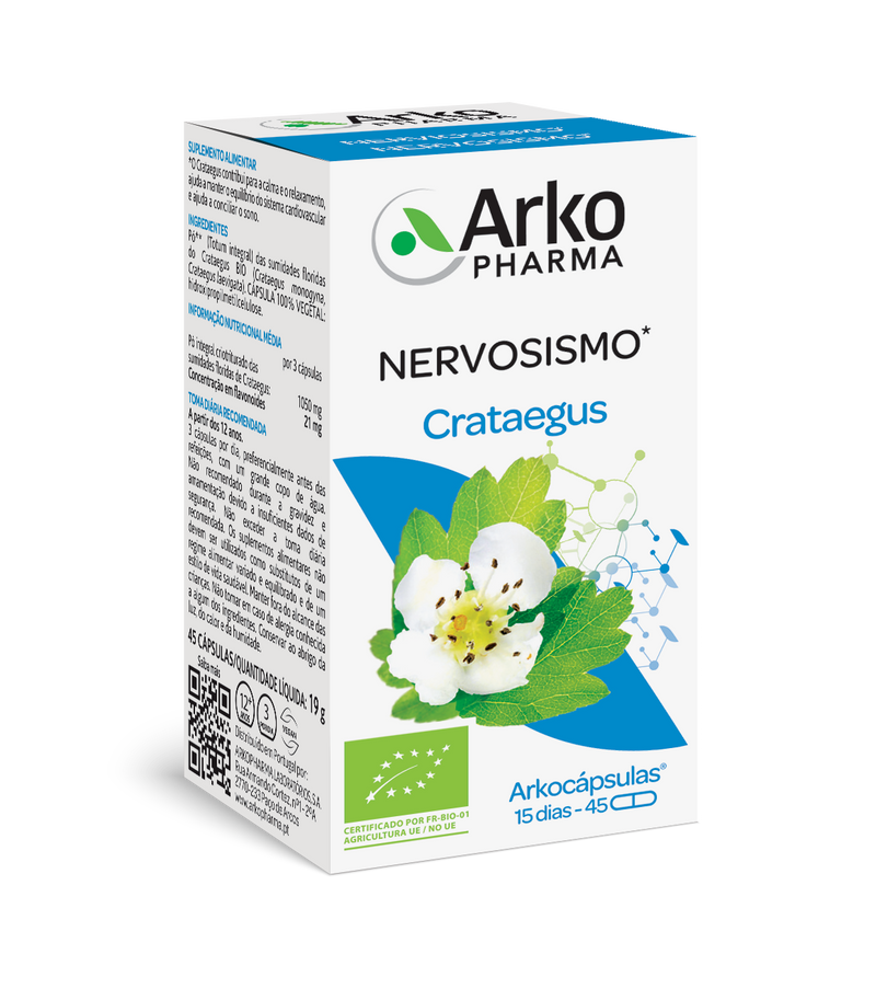 Arkopharma Arkocápsulas Crataegus BIO 45 cáps