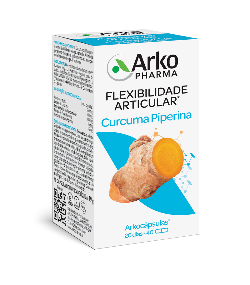 Arkopharma Arkocápsulas Curcuma BIO 40 Cápsulas