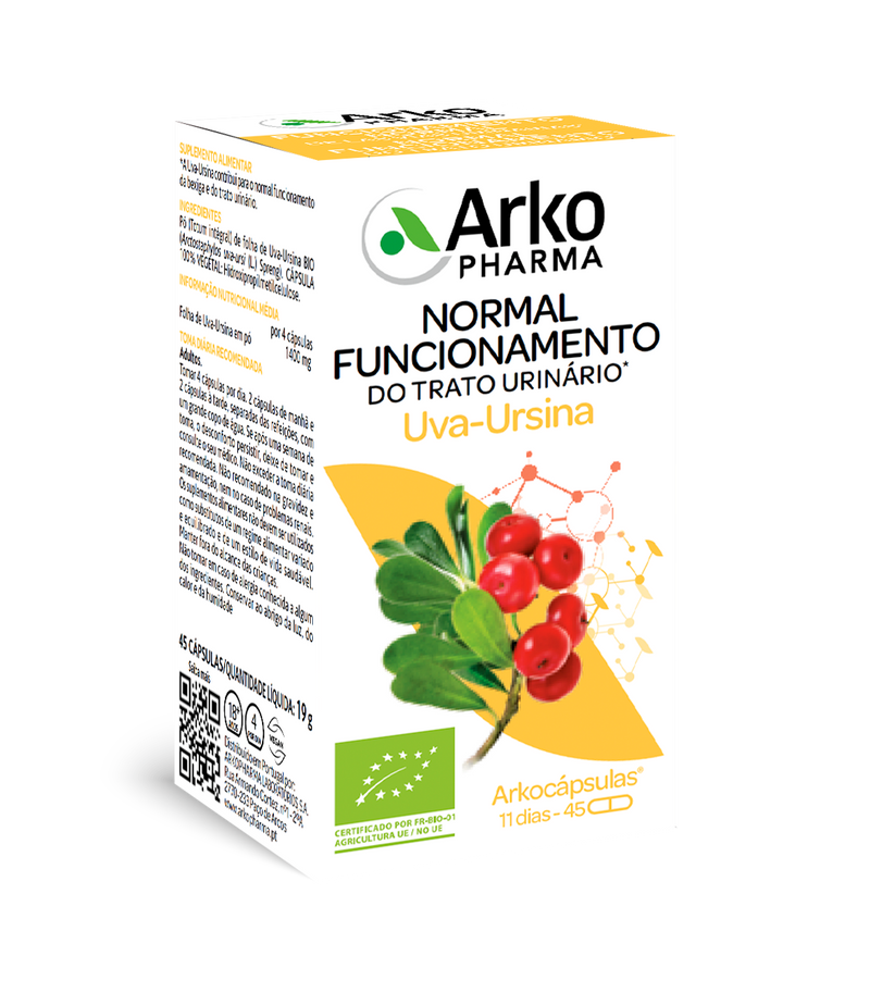 Arkopharma Arkocápsulas Uva Ursina BIO 45 cáps