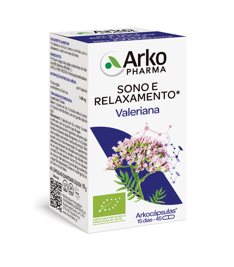 Arkopharma Arkocápsulas Valeriana 45 cápsulas
