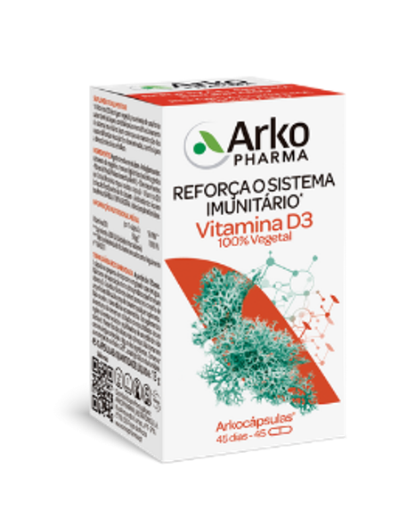 Arkopharma Arkocápsulas Vitamina D3 45 cáps