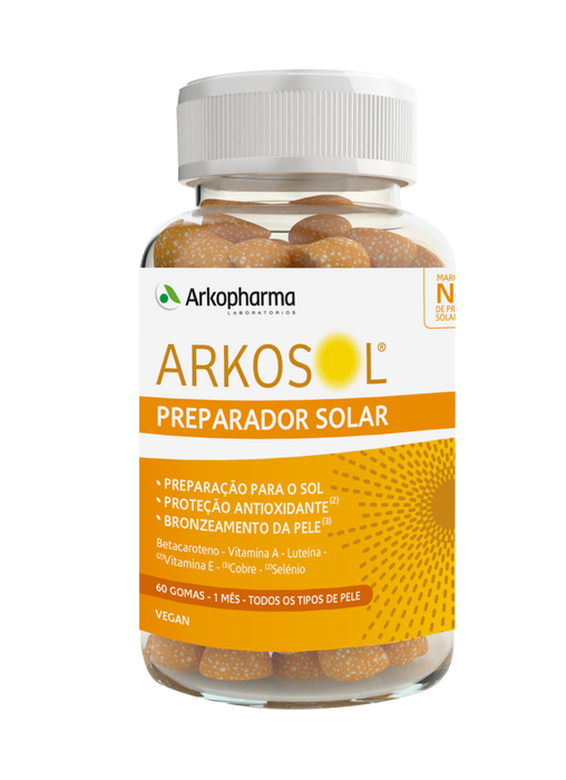 Arkopharma Arkosol Preparador Solar 60 gomas