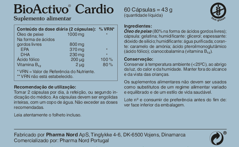 BioActivo Cardio 60 cáps.