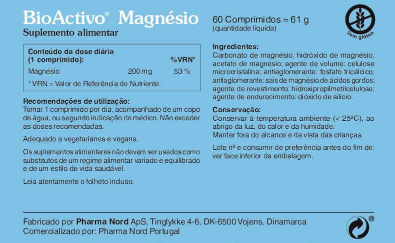 BioActivo Magnésio 60 comp.