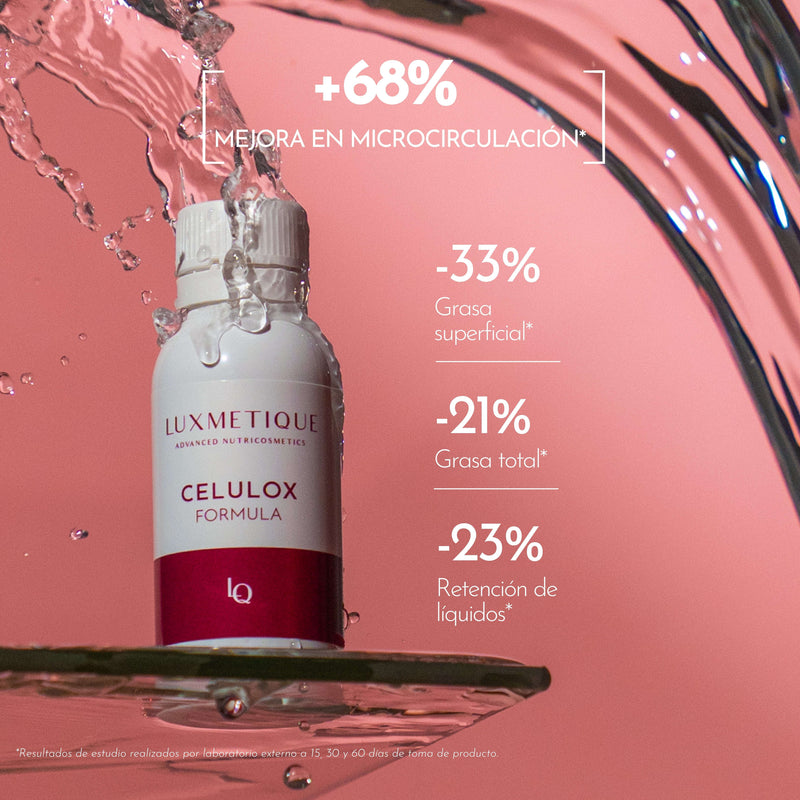 Luxmetique Celulox Fórmula Celulite Gordura Frasco 30ml x15