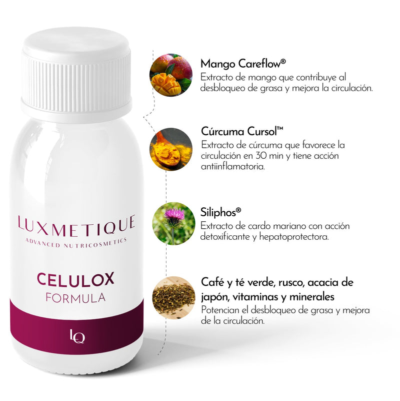 Luxmetique Celulox Fórmula Celulite Gordura Frasco 30ml x15