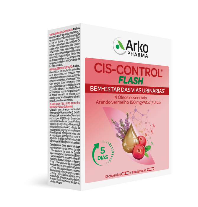 Arkopharma Cis-Control Cranberola Flash 20 cáps