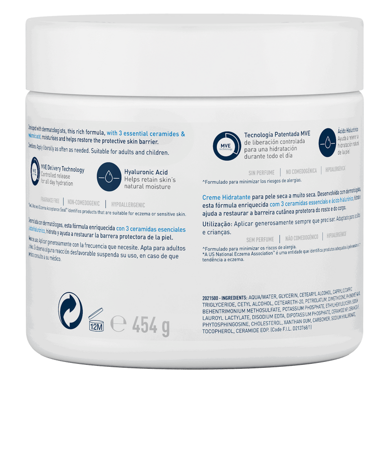 CeraVe Creme Hidratante Rosto e Corpo