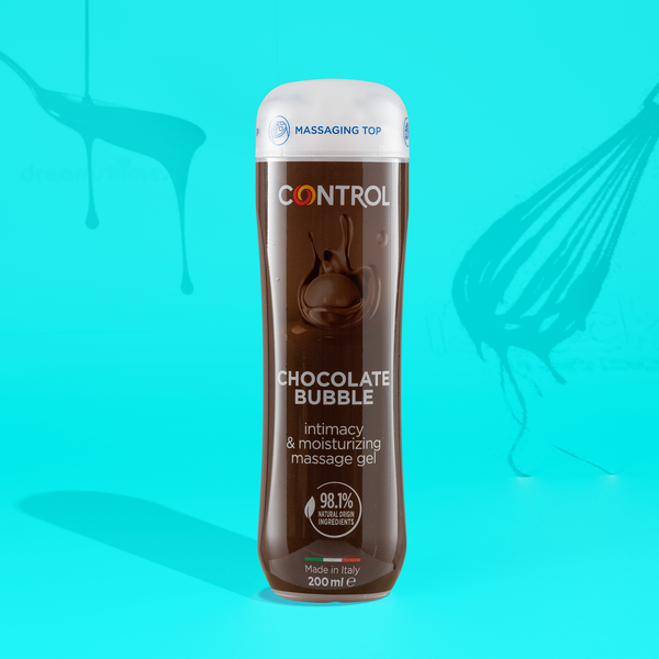 Control Bubble Chocolate 3em1 Gel Massagem 200ml