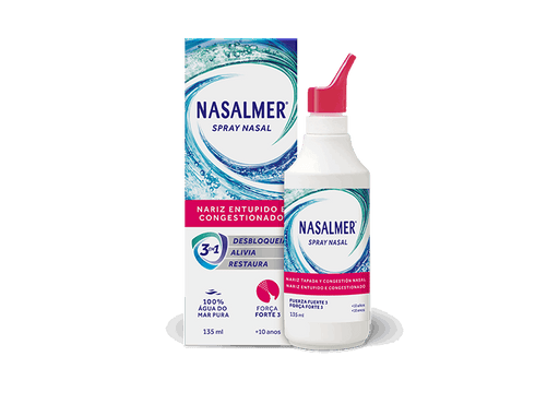 Nasalmer Água do Mar Isotónica Força 3 Forte 135ml