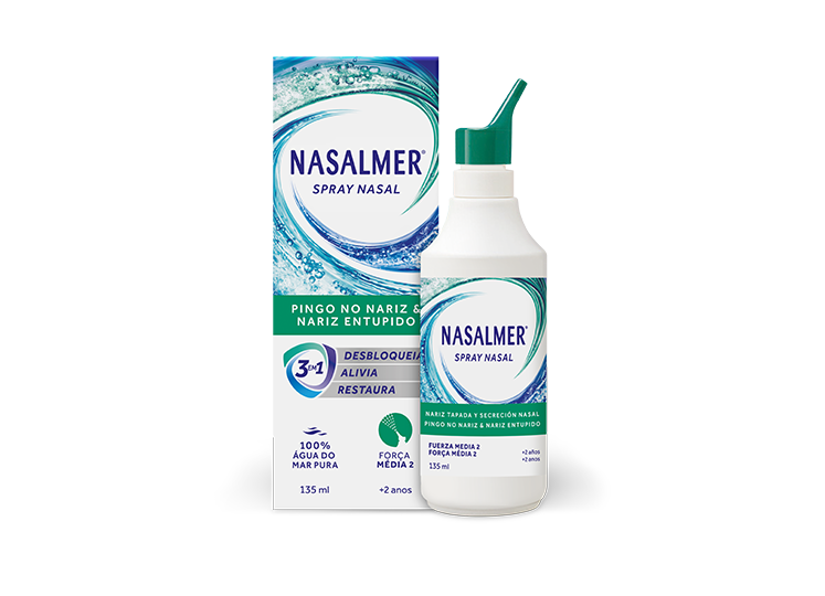 Nasalmer Água do Mar Isotónica Força 2 Média 135ml